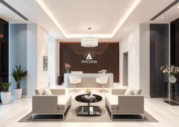 Avesina Düsseldorf Praxis auf der Königsallee mit moderner Einrichtung