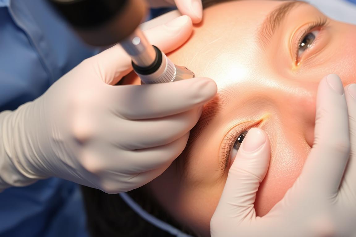 Endoskopisches Augenbrauenlifting in einer Berliner Fachklinik