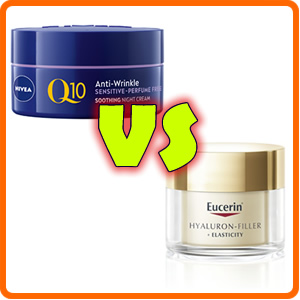 Nivea Q10 vs. Eucerin Hyaluron-Filler