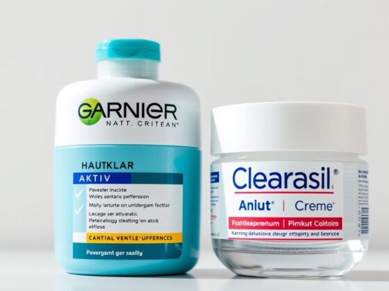 garnier hautklar vs clearasil